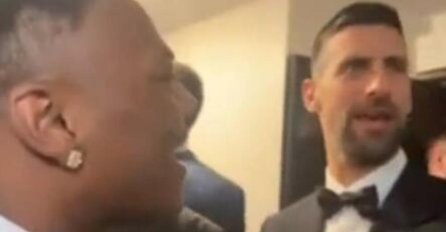 "NEŠTO SI MI POZNAT" Luda scena na dodjeli Zlatne lopte: Novak ubijedio popularnog Jutjubera da je novi FUDBALER MILANA! (VIDEO)