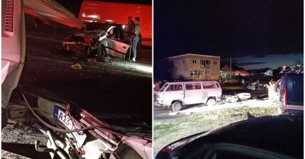  Teška saobraćajna nesreća na pisti u Maslama:  Sudar više vozila 