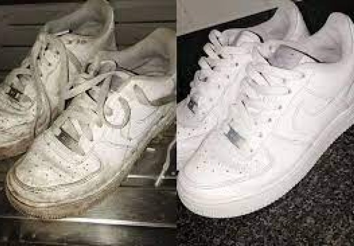 Zahvaljujući ovom triku prljavština sa bijelih patika nestaje: Potrebna su vam SAMO 3 sastojka 