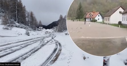 Klizište zatrpalo kuće; Napadao i snijeg: Veliko nevrijeme u Sloveniji, POGLEDAJTE SLIKE (FOTO)