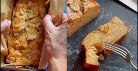 NEVIDLJIVA PITA OD JABUKA pravi se BEZ KORA I GOTOVA JE ZA TRI MINUTA: Recept koji će svi tražiti od vas