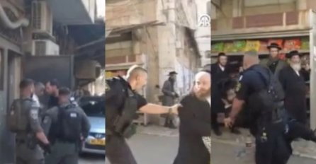 Pogledajte kako izraelska policija tuče Jevreje koji daju podršku Palestini