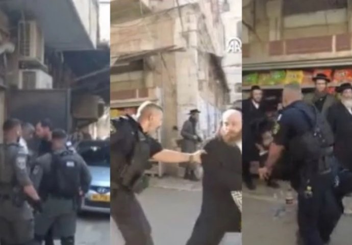 Pogledajte kako izraelska policija tuče Jevreje koji daju podršku Palestini