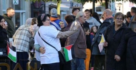 Hiljade građana Travnika na skupu podrške narodu Palestine