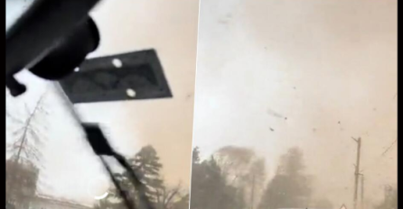 DRAMATIČNI SNIMCI NEVREMENA KOJE PUSTOŠI REGION! Tornado NOSI KROVOVE i ruši stambene objekte, IMA POGINULIH! (VIDEO)