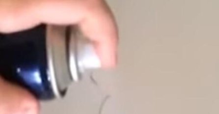 ŽENA NAPRSKALA LAK ZA KOSU NA ZID I ŠOKIRALA SVE DOMAĆICE: Cijeli internet joj je ZAHVALAN na ovom super triku (VIDEO)