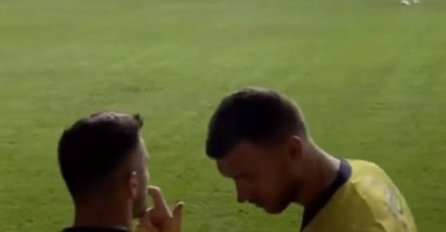 BURNO U TURSKOJ: Navijač snimio Džeku i Tadića pored klupe za rezerve, a svaki simpatizer Fenerbahčea pitao se isto