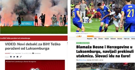 Evo kako su izvještavali mediji u regiji o porazu BiH: POGLEDAJTE ŠTA SU PISALI