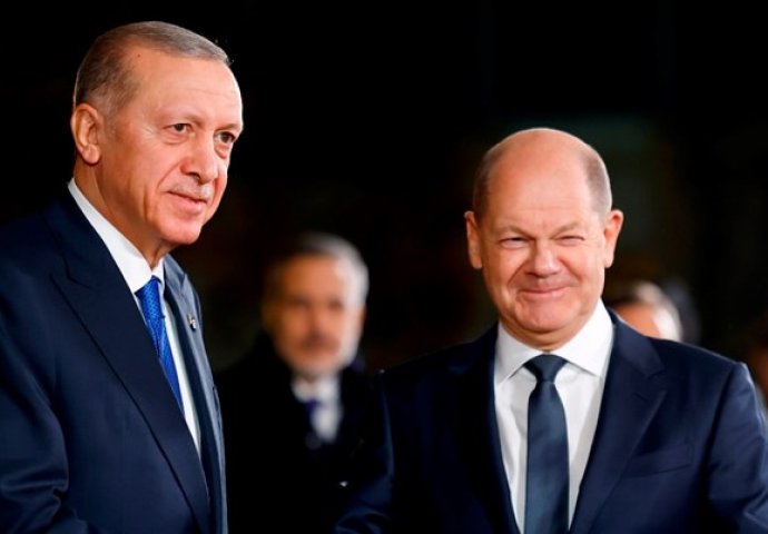 U Berlinu se sastali Erdogan i Scholz, razgovarali o ratu u Gazi