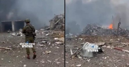 HEZBOLAH POTPUNO UNIŠTIO BAZU IZRAELSKE VOJSKE NA SJEVERU ZEMLJE: Zasuli ih raketama (VIDEO)