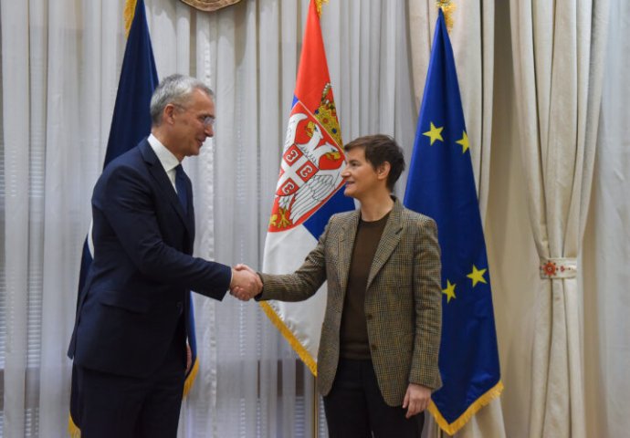 Brnabić sa Stoltenbergom: Srbija i NATO treba da nastave sa pozitivnom agendom