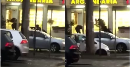 Pljačkaši zlatare na Kosovu pucali na policiju: Prolaznici sve snimili (VIDEO)