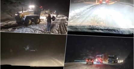SNIJEG PRAVI KOLAPS Dramatične scene na putevima u Srbiji: Nanosi i do pola metra, evo gdje je najdramatičnije (VIDEO/FOTO)