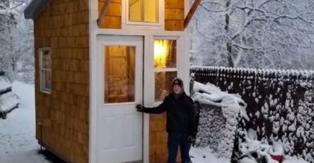 ŽIVI U KUĆICI OD 8 KVADRATA I SVI SU MU SE SMIJALI: A kada su vidjeli kako izgleda UNUTRA, OČI SU IM STALE