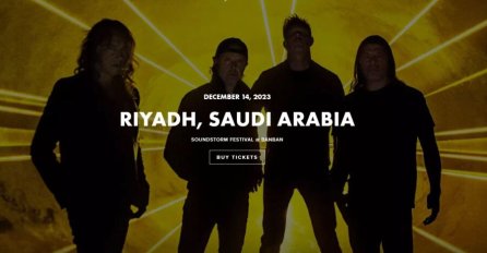 Metallica najavila historijski koncert u Saudijskoj Arabiji