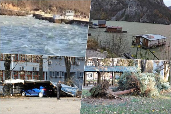 VJETAR NOSIO SPLAVOVE, ČUPAO STABLA I "SKIDAO" KROVOVE Olujni udari napravili haos širom Srbije: Dramatični prizori (VIDEO/FOTO)