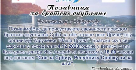 NOVA PROVOKACIJA IZ RS: U Višegradu skup pod nazivom "Sve za Srbiju, Republiku Srpsku ni za šta", sve se događa u vrijeme...