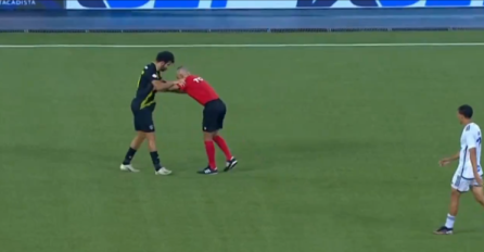 OVO JE LUDO čak i za njega: Silom pokušao spriječiti sudiju da mu pokaže žuti karton