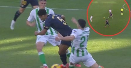 ČAROLIJE DVA KRALJA, BIVŠE ZLATNE LOPTE I VJEVATNO BUDUĆE: Fudbal je jednostavan kada su majstori Luka Modrić i Jude Bellingham na terenu