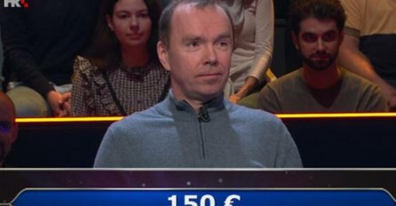 PROFESOR MATEMATIKE I FIZIKE SE POŠTENO OBRUKAO U KVIZU! Otišao kući sa 150 evra, iskoristio sve pomoći, a opet nije znao odgovor