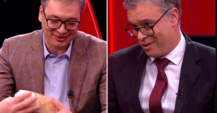 VUČIĆ SA DVOJNIKOM U EMISIJI KOD OGNJENA AMIDŽIĆA: Evo šta je otkrio O IMITATORU - DA SVI ZNAJU