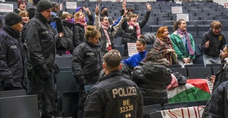 Tenzije u Berlinu tokom studentskog protesta protiv genocida u Gazi