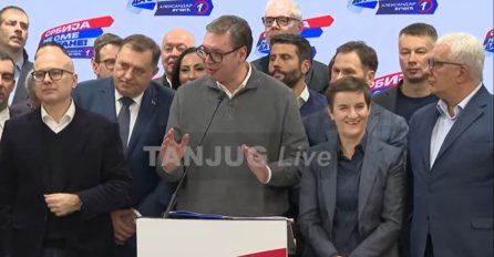 Vučić proglasio pobjedu: Imamo ubjedljivo najviše glasova