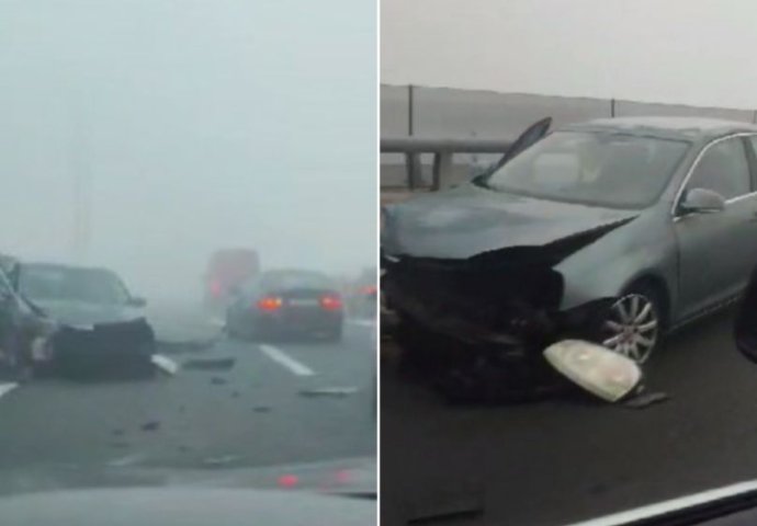 Nesreća kod petlje Butile: Učestvovala tri vozila, pričinjena velika materijalna šteta