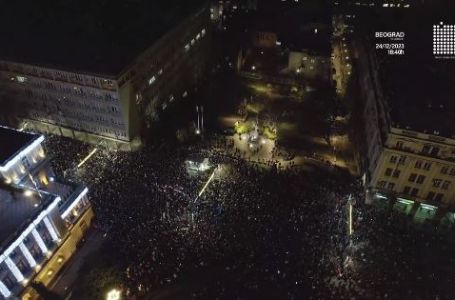 Vučić tvrdio da je na demonstracijama bilo 2.490 ljudi: A POGLEDAJTE SADA SNIMKE IZ ZRAKA