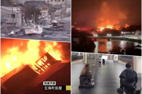 SVE VEĆA DRAMA U JAPANU: Isključeni reaktori nuklearke, panika zbog radijacije, grad u PLAMENU...