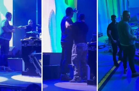 BUNTIĆ NAPRAVIO INCIDENT NA KONCERTU: Sa čašom se penjao na binu, morao intervenirati zaštitar