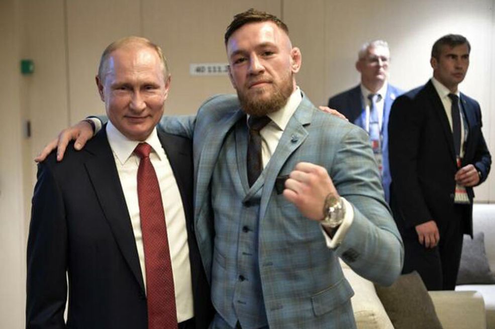 MEKGREGOR SE ZALEDIO OD STRAHA PORED PUTINA:MMA borac uradio nešto što NIKAKO NIJE SMIO! (VIDEO)