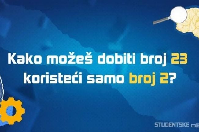 MATEMATIČKA MOZGALICA: Kako možemo dobiti broj 32 koristeći samo broj 2?