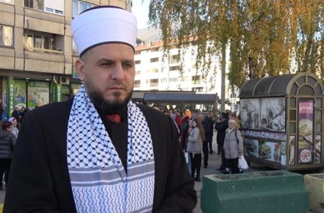 EFENDIJA HARUN EMINAGIĆ NAKON INCIDENTA ISPRED DŽAMIJE: Čekam vas balavurdijo!