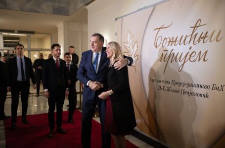 Cvijanović na božićnom prijemu: Vjerujem da je sudbina BiH u rukama njenih naroda i građana