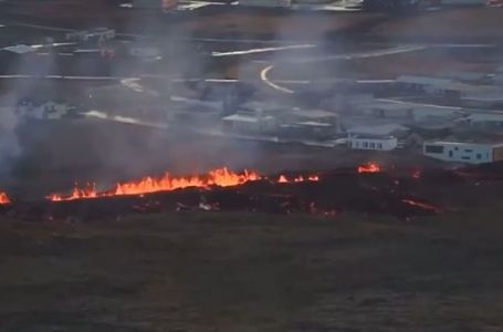 Lava počela “gutati” grad na Islandu, stigla je do kuća (VIDEO)