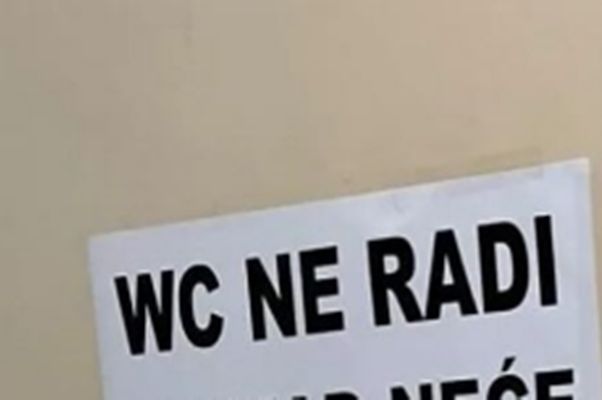 Cijeli Balkan smije se poruci na vratima jednog WC-a: AUTOR JE BAREM ISKREN