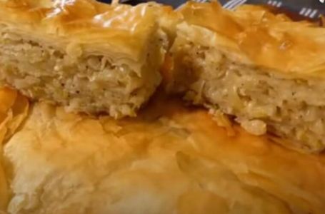RECEPT STARIH MONAHA ZA PITU SA KISELIM KUPUSOM: Da ispadne vazdušasta, a puna fila