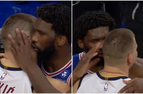 Embiid zagrlio Jokića nakon pobjede, pa mu ovo šapnuo:  KAMERE SVE SNIMILE (VIDEO)