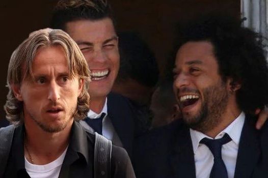 MODRIĆ NE ZNA ŠTA GA JE SNAŠLO: Marcelo ga ismijava pred svima, a Ronaldo umire od smijeha…