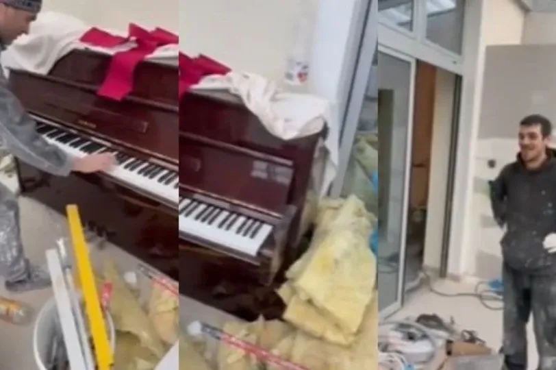Ponovo viralan video: Majstori iz BiH renovirali stan u Sloveniji, naišli na klavir i napravili show