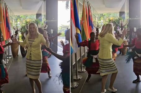 Željka Cvijanović u opuštenom izdanju: Otputovala u Ugandu pa zaplesala s domaćinima