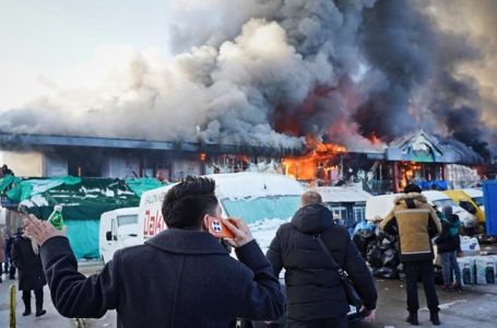 U Beogradu jako zagađen zrak zbog požara u trgovačkom centru