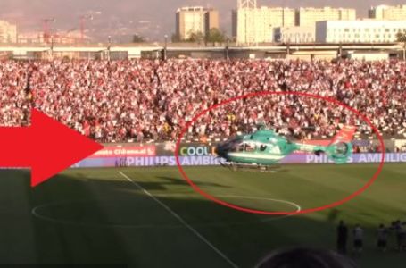 KAO LEPA BRENA! Bivša zvijezda Barce stigla helikopterom na stadion - A onda još jedno iznenađenje