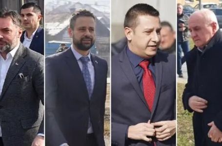 Okupljaju se Dodikove pristalice ispred Suda BiH: Stigli Košarac, Amidžić, Goganović i Đokić