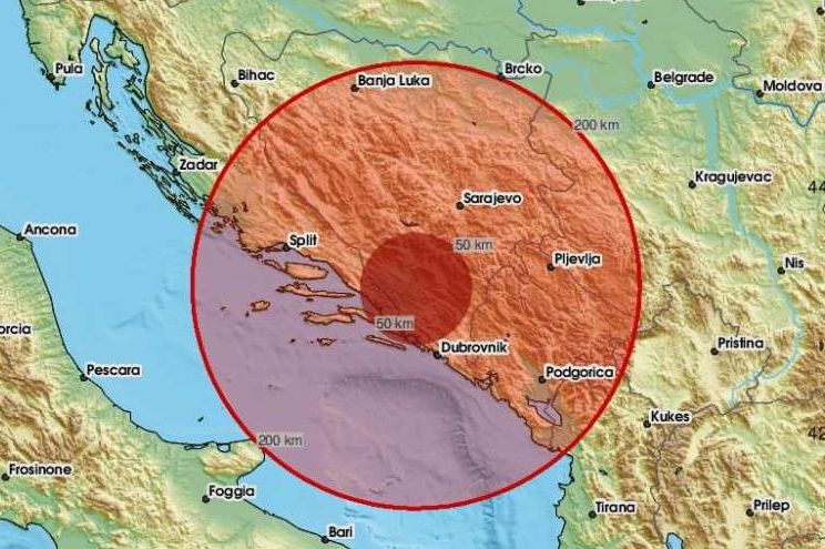 Zemljotres pogodio BiH