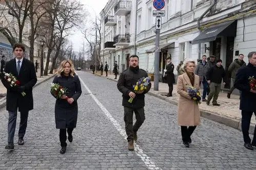 Evropski lideri posjetili Ukrajinu na drugu godišnjicu rata