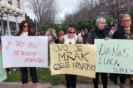 2.000 ljudi na protestu u Splitu zbog ubistva Luke Bančića: Za njega je ovaj svijet bio nepravedan
