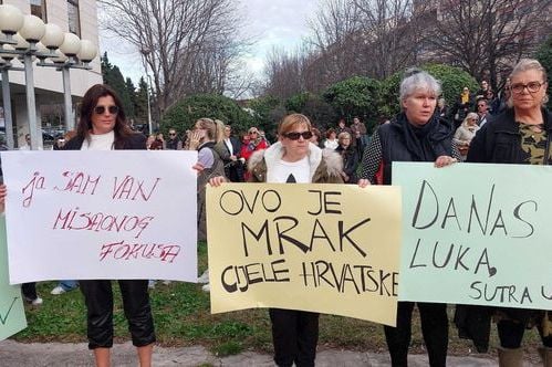 2.000 ljudi na protestu u Splitu zbog ubistva Luke Bančića: Za njega je ovaj svijet bio nepravedan