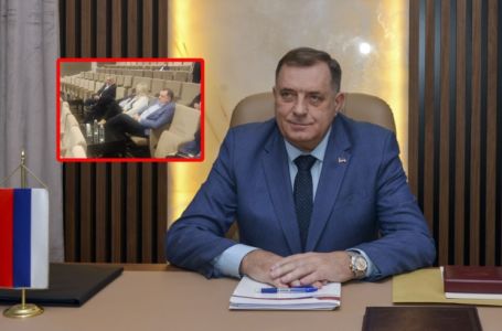 Snimak Dodika kako gleda Partizan u Turskoj postao hit: Ovo je bolje i od najbolje lože (VIDEO)